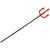 SALE Teufelsgabel mit gedrehter Gabel, 120 cm