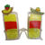 SALE Brille, Tequila Sunrise, 1 Stck