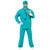 NEU Herren-Kostüm Chirurg Sam, 4-tlg. mit Shirt, Hose, Maske und Haube, Gr. 52-54 - Größe 52-54