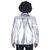 NEU Herren-Kostm Disco-Fever-Jacke, silber, Gr. 48-50 Bild 3