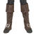 NEU Stiefelstulpen / Gamaschen Deluxe, braun, Einheitsgre, berzieher fr Schuhe