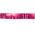 NEU Fransengirlande / Lamettagirlande 3m breit mit 25cm Fransen, metallic-pink