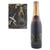NEU Aufblasbare Champagner- / Sektflasche, Gold-Schwarz, Länge 75cm