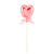 NEU Cake-Topper Mini-Herz, rot, ca. 21cm