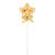NEU Cake-Topper Mini Stern am Stab, gold - Stern