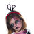 NEU Haarreif Schere im Kopf, blutiges Halloween-Accessoire, ca. 22cm