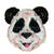 NEU Maske Grusel-Panda mit Plsch