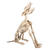 NEU Halloween-Deko-Figur Wolf-Skelett Shadow, mit Licht, Sound und Bewegung, 80 cm