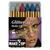 SALE Fantasy Theater-Make-Up / Creme-Schminkstifte auf Fettbasis, in Kunststoffbox, 6 Glitter-Farben - 6er Set Glitter