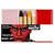 SALE Fantasy Schmink-Set Theater Make-Up mit Abschminke, Rot - Schminkset Rot