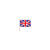 Fahne Großbritannien aus Papier, 12x24 cm