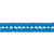 Girlande, 16cm x 16cm, 4 m lang, blau