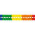 Girlande Regenbogen 2er-Pack, je 250 cm