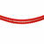 Girlande Gro�raum / Festhalle, 10 m, schwer entflammbar, Rot