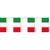 Fahnenkette Italien Flagge, 4 m
