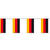 Fahnenkette Deutschland Flagge, 4 m