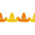 Girlande Sombrero gelb/orange, 3 m