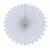 Deko-F�cher / Rosette, � 35 cm, schwer entflammbar, Wei�