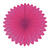 Deko-F�cher / Rosette, � 35 cm, schwer entflammbar, Pink - Pink