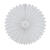 Deko-F�cher / Rosette, ca. � 60 cm, schwer entflammbar, Wei�