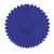 Deko-F�cher / Rosette, ca. � 60 cm, schwer entflammbar, Blau - Blau