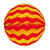 Wabenball Spanien rot-gelb,  20 cm