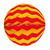 Wabenball Spanien rot-gelb,  20 cm