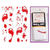 SALE Wand-Sticker Blutige Fußabdrücke, 2 Blatt