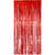 Vorhang Lametta rot, 2 x 1 m