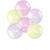 NEU Latex-Riesen-Luftballons Pastel-Vibes rosa, 48cm Durchmesser, 6 Stck, Aufdruck: Happy B-Day - Aufdruck Happy B-Day rosa