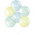 NEU Latex-Riesen-Luftballons Pastel-Vibes blau, 48cm Durchmesser, 6 Stck, Aufdruck: Happy B-Day - Aufdruck Happy B-Day blau