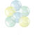 NEU Latex-Riesen-Luftballons Pastel-Vibes blau, 48cm Durchmesser, 6 Stck, Aufdruck: Happy B-Day - Aufdruck Happy B-Day blau