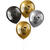 NEU Latex-Luftballons Ultra-Metallic, 33cm Durchmesser, 4 Stck, hochglnzend, Aufdruck: You did it! - Aufdruck You did it