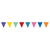 Wimpelkette Color Pop, mehrfarbig, aus Papier, 6 Meter