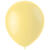 NEU Latex-Luftballons matt, 33cm, pastell-gelb, 10 Stück - Pastell-Gelb