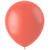 NEU Latex-Luftballons matt, 33cm, korallen-rot, 100 Stck - Korallen-Rot