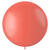 NEU Latex-Luftballon XXL matt, 80cm, korallen-rot, Riesenballon - Korallen-Rot