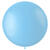NEU Latex-Luftballon XXL matt, 80cm, pastell-blau, Riesenballon - Pastell-Blau