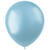 NEU Latex-Luftballons glänzend, 33cm, hellblau, 50 Stück, Metallic-Ballons - Hellblau