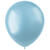 NEU Latex-Luftballons glnzend, 33cm, hellblau, 10 Stck, Metallic-Ballons - Hellblau