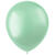 NEU Latex-Luftballons glänzend, 33cm, mintgrün, 10 Stück, Metallic-Ballons - Mintgrün