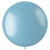 NEU Latex-Luftballon XXL glnzend, 80cm, hellblau, Metallic-Riesenballon - Hellblau