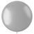 NEU Latex-Luftballon XXL glnzend, 80cm, silber, Metallic-Riesenballon - Silber