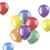 NEU Latex-Luftballons halbtransparent, 33cm, bunt gemischt, 100 Stück - Standardfarben Halbtransparent