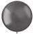 NEU Latex-Luftballon Ultra-Metallic XL, 48cm, grau, Kugelform, 5 Stck - Grau
