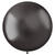 NEU Latex-Luftballon Ultra-Metallic XL, 48cm, schwarz-grau, Kugelform, 5 Stück - Schwarz-Grau