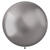 NEU Latex-Luftballon Ultra-Metallic XL, 48cm, silber, Kugelform, 5 Stück - Silber
