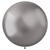 NEU Latex-Luftballon Ultra-Metallic XL, 48cm, silber, Kugelform, 5 Stck - Silber