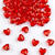 SALE Tischkonfetti, Herzdiamanten, rot