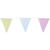 Wimpelkette Dreamy Pastels, Papierf�hnchen ca. 17 x 21 cm, 6 Meter Bild 2